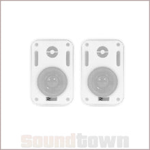 Load image into Gallery viewer, POWER DYNAMICS BC30VW WHITE INDOOR &amp; OUTDOOR IPX5 SPEAKER PAIR 100V 3" INCH 60W - Soundtown
