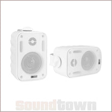 Load image into Gallery viewer, POWER DYNAMICS BC30VW WHITE INDOOR &amp; OUTDOOR IPX5 SPEAKER PAIR 100V 3" INCH 60W - Soundtown
