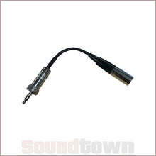 Load image into Gallery viewer, SOUNDTOWN TA4F MINI XLR MALE TO LOCKING 3.5MM TRS ADAPTER (SHURE MICS TO SENNHEISER TRANSMITTERS) - Soundtown
