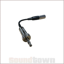 Load image into Gallery viewer, SOUNDTOWN TA4F MINI XLR MALE TO LOCKING 3.5MM TRS ADAPTER (SHURE MICS TO SENNHEISER TRANSMITTERS) - Soundtown
